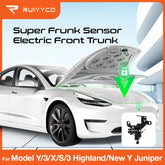 Ruiyyco Frunk Soft Closing for Tesla Model 3 Y S X 2021-2025 Front Trunk Auto Close Electric Suction Cover Automatic Lock Closer
